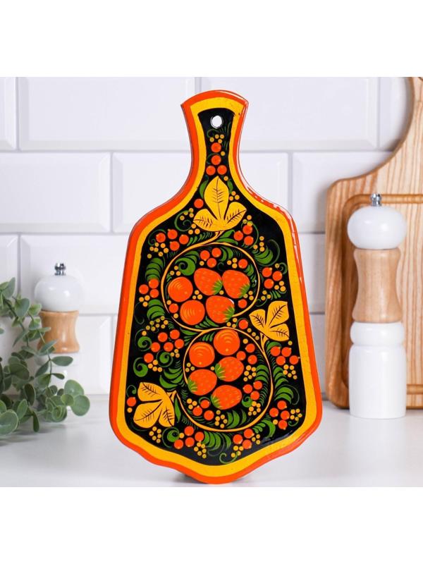 Доска разделочная «Ягодка», микс, хохлома