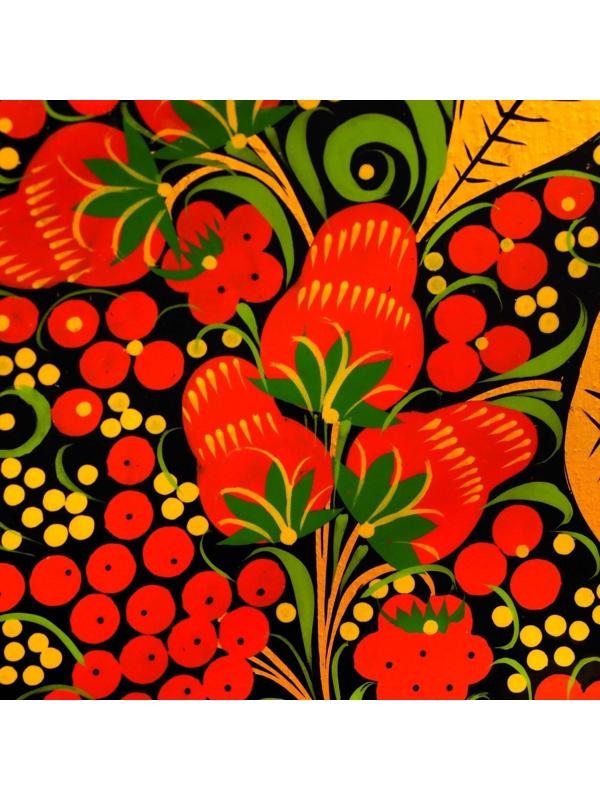 Доска разделочная «Ягодка», микс, хохлома