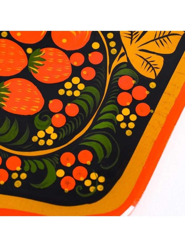 Доска разделочная «Ягодка», микс, хохлома