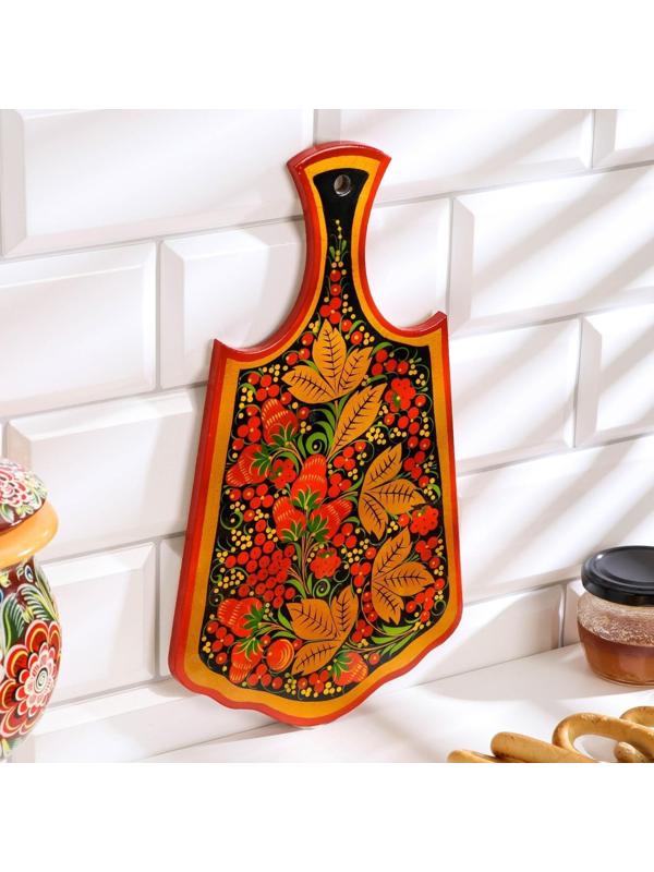 Доска разделочная «Ягодка», микс, хохлома