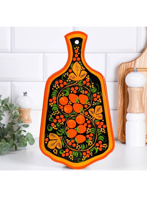 Доска разделочная «Ягодка», микс, хохлома