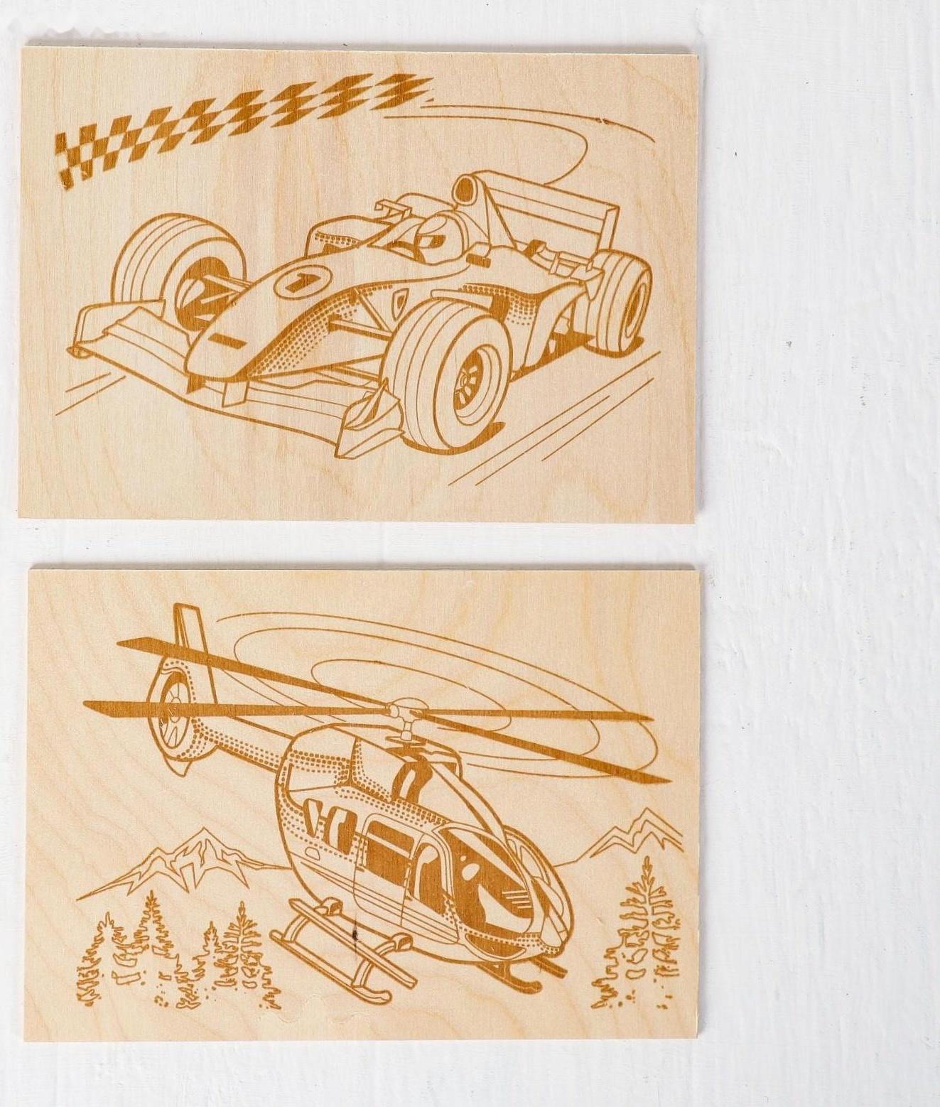 Выжигание. Доски для выжигания 2 шт. 