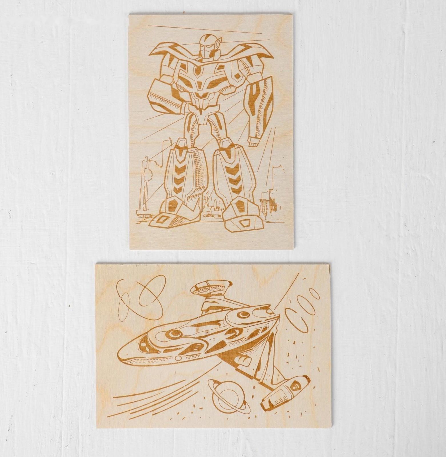 Выжигание. Доски для выжигания 2 шт. 