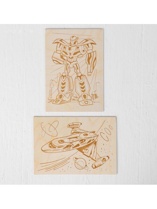 Выжигание. Доски для выжигания 2 шт. 