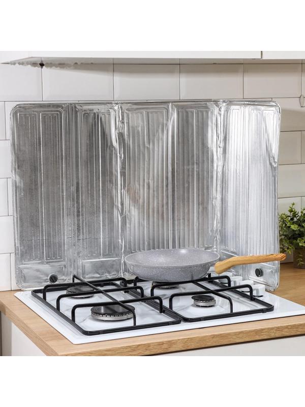 Защитное покрытие для установки на газовую плиту, 50×90 см