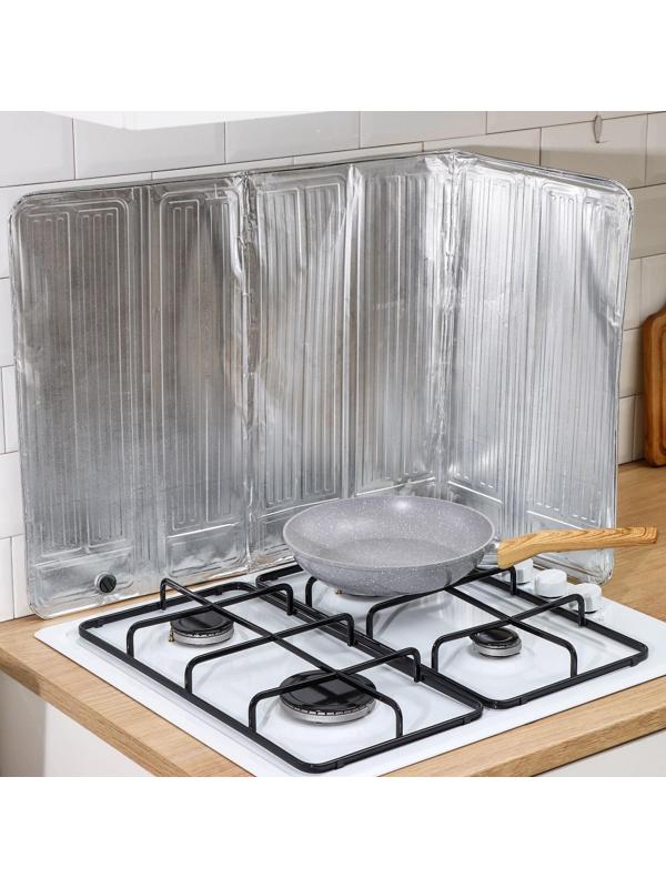 Защитное покрытие для установки на газовую плиту, 50×90 см