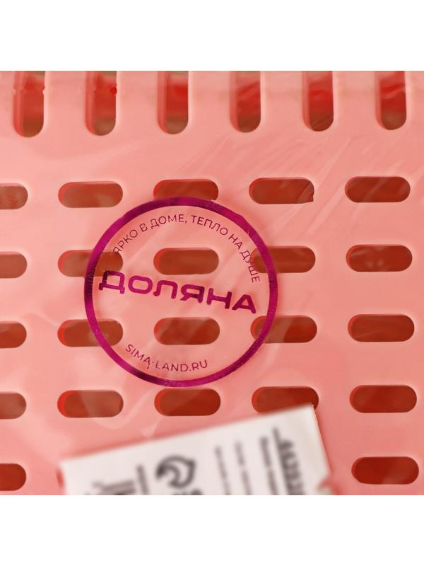 Полка подвесная в холодильник, раздвижная 23(28)×16,5×8 см, цвет МИКС