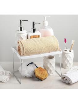 Полка универсальная складная 27×19,3×17 см, цвет белый