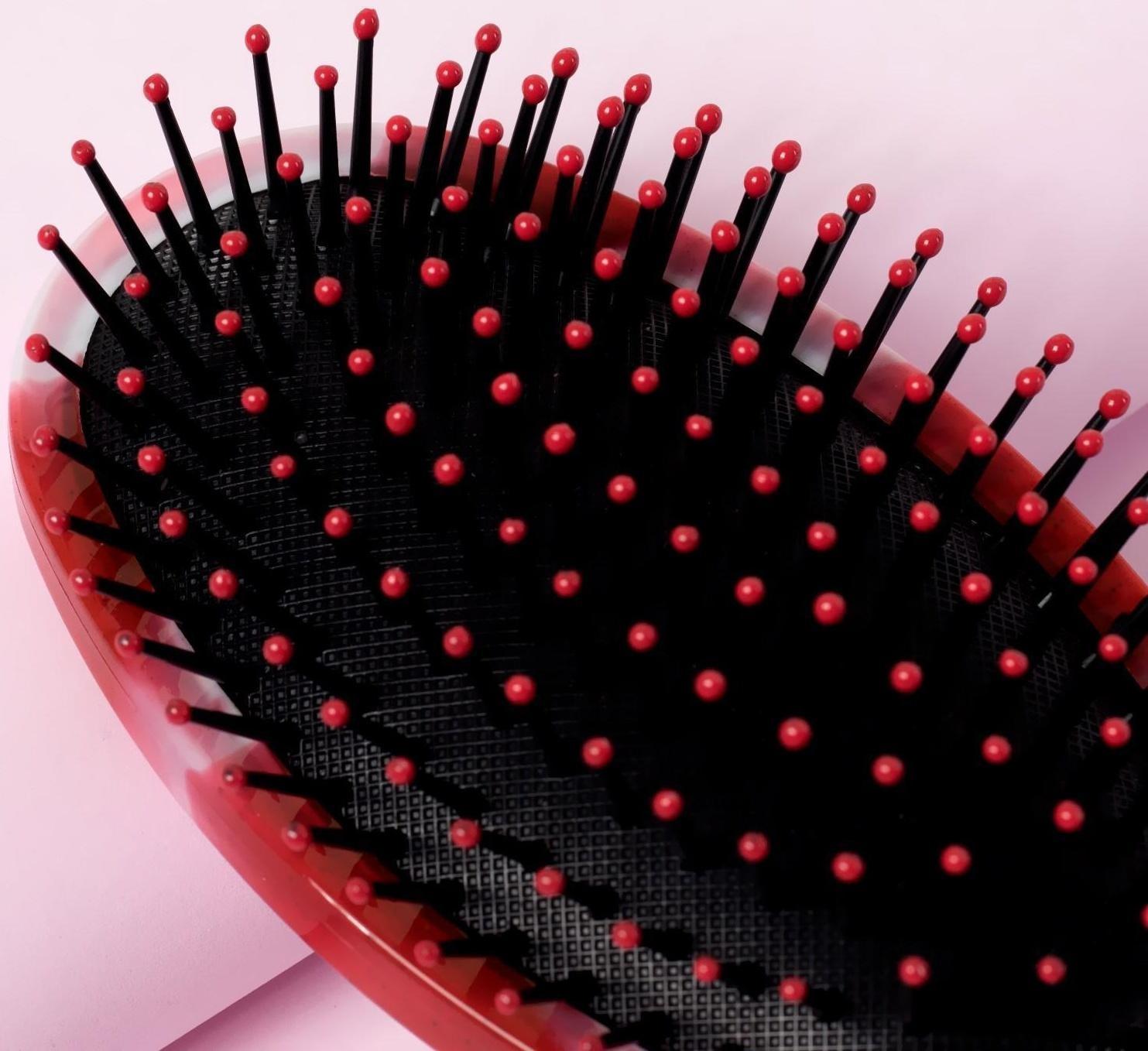 Расчёска массажная, 7 × 24 см, рисунок МИКС