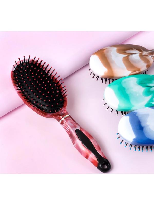 Расчёска массажная, 7 × 24 см, рисунок МИКС