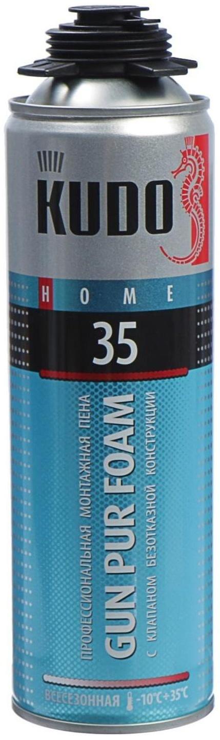 Монтажная пена KUDO HOME35, профессиональная, всесезонная, до 35 л, 650 мл