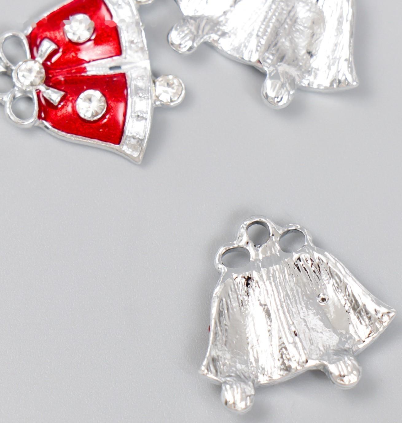 Декор для творчества металл, эмаль, страза 