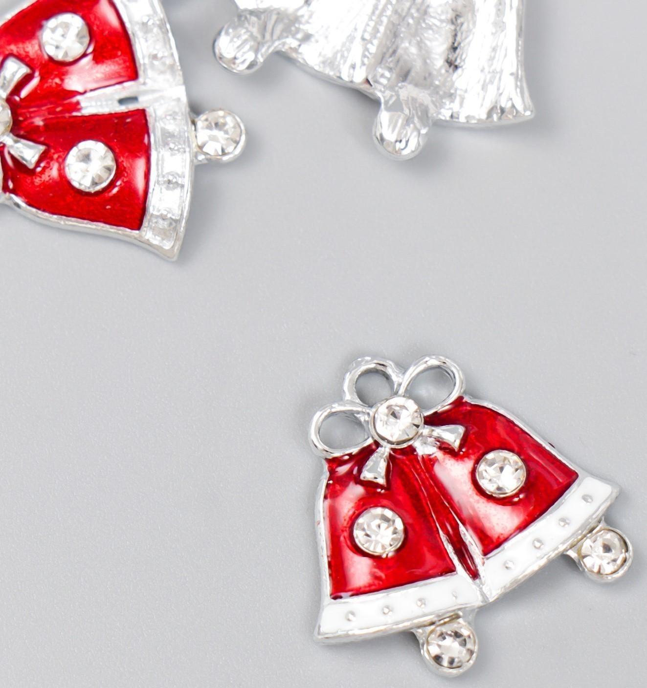 Декор для творчества металл, эмаль, страза 