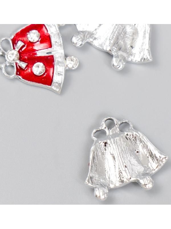 Декор для творчества металл, эмаль, страза 