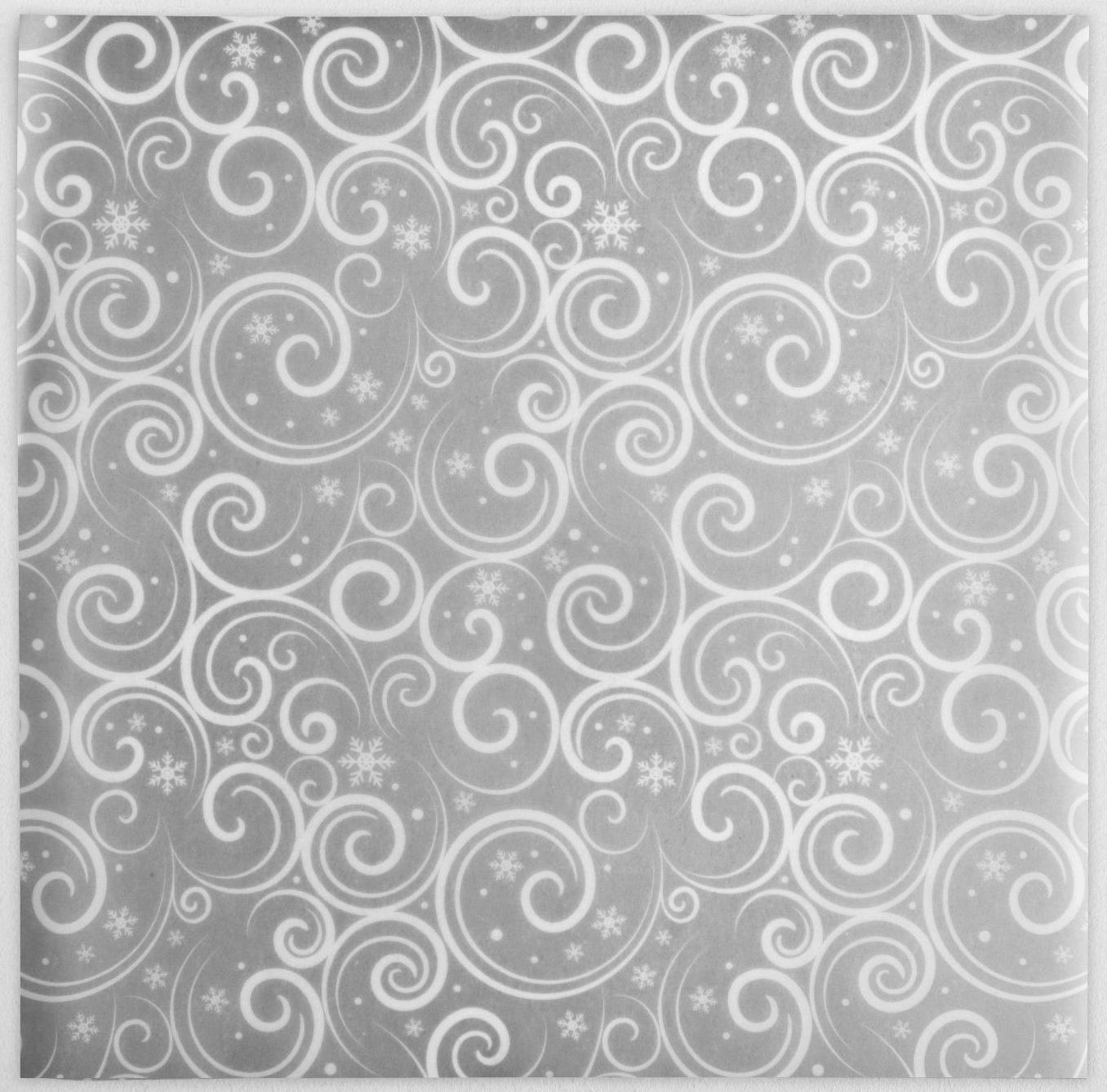 Калька декоративная  «Вьюга» 30,5 х 30,5  см