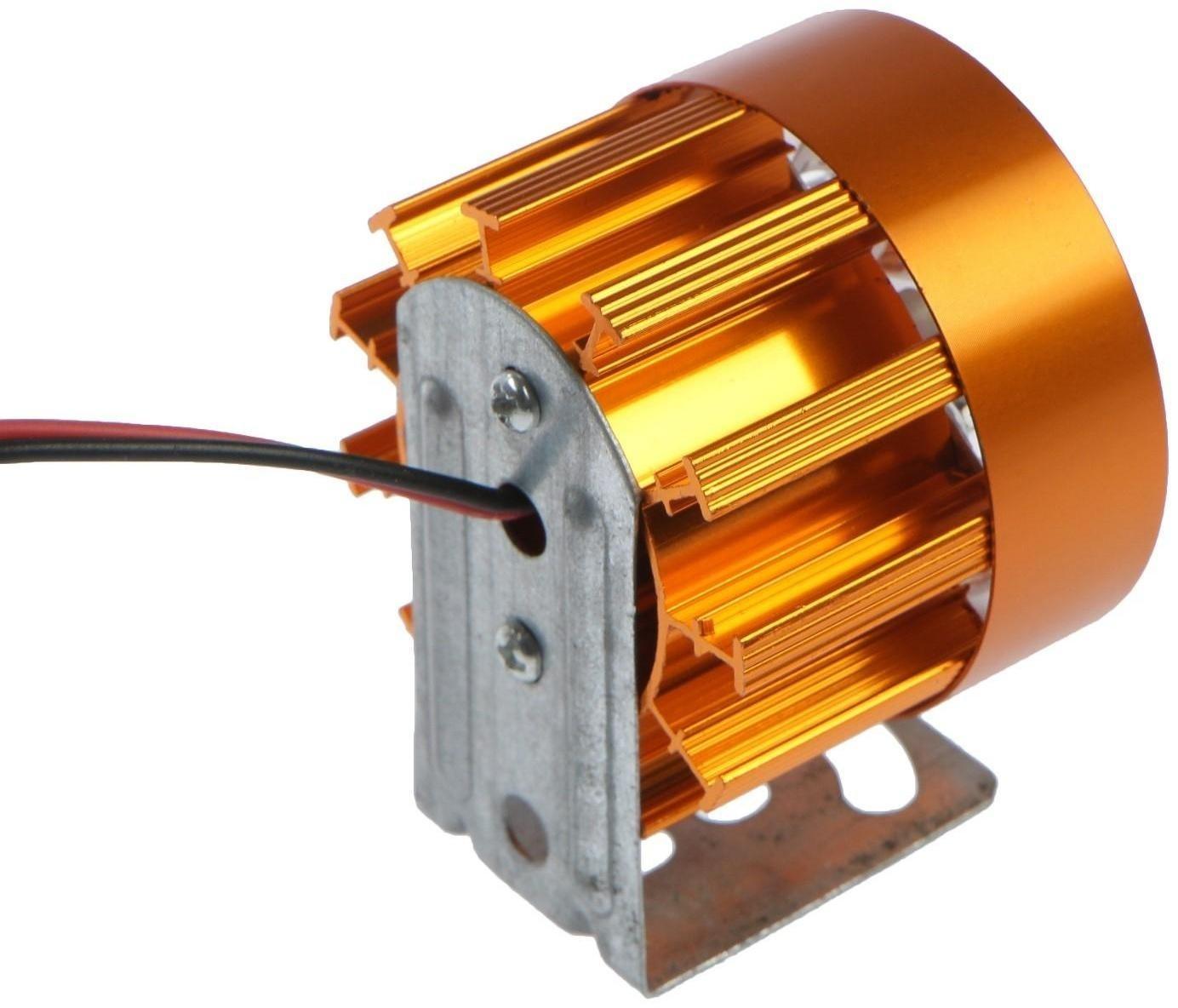 Фара cветодиодная для мототехники, 4 LED, IP67, 4 Вт, направленный свет