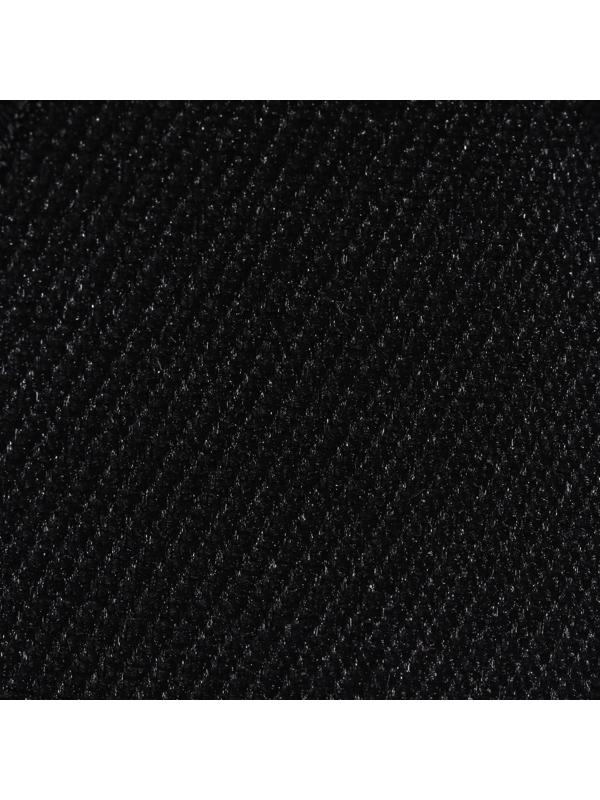 Заплатка для одежды «Овал», 4,2 × 3 см, термоклеевая, цвет чёрный