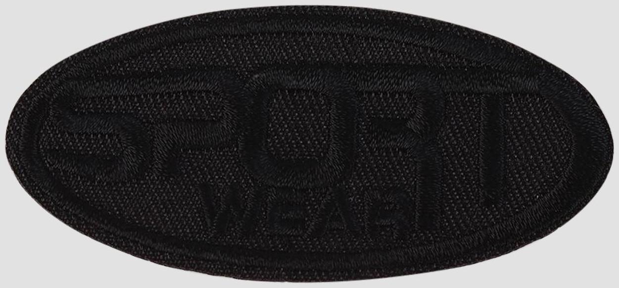 Термоаппликация «Sport», 7,2 × 3,2 см, цвет чёрный