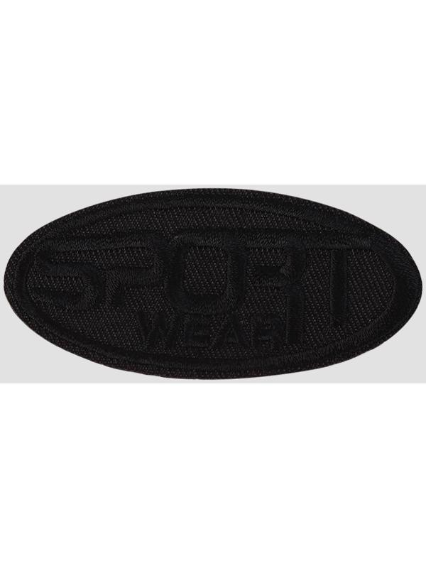 Термоаппликация «Sport», 7,2 × 3,2 см, цвет чёрный