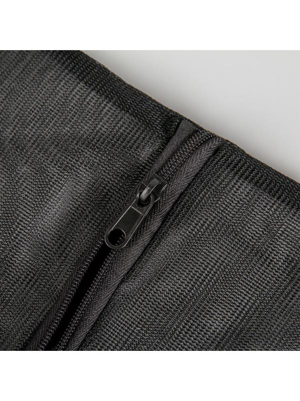 Мешок для стирки белья Доляна, 40×50 см, мелкая сетка, цвет чёрный