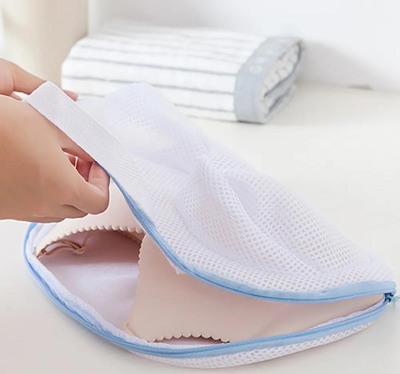 Мешок для стирки бюстгальтеров, 30×19 см, крупная сетка, цвет МИКС