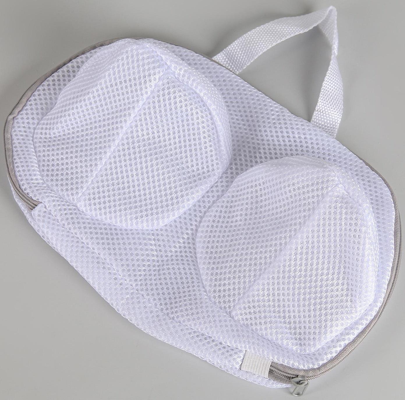 Мешок для стирки бюстгальтеров, 30×19 см, крупная сетка, цвет МИКС