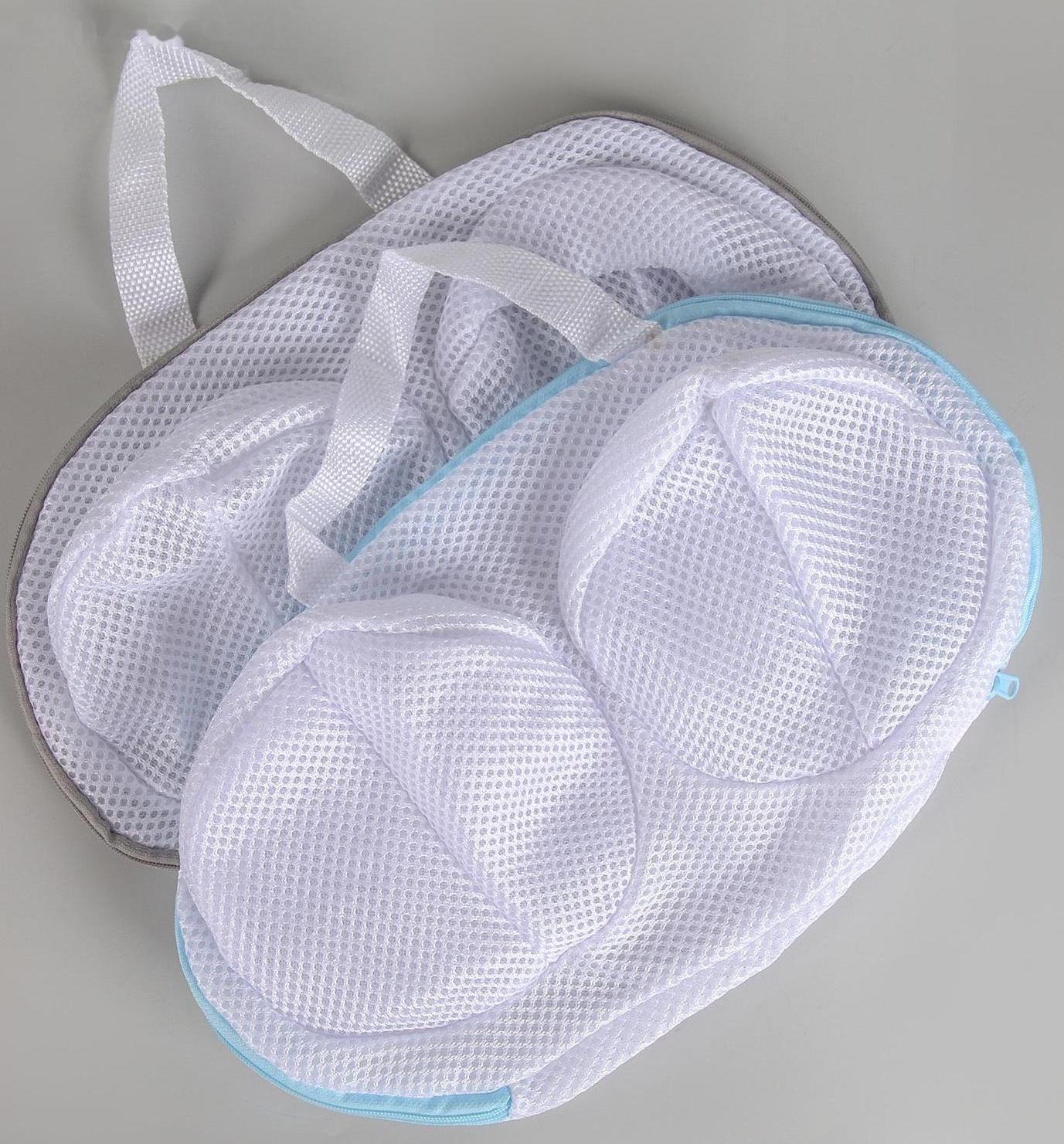 Мешок для стирки бюстгальтеров, 30×19 см, крупная сетка, цвет МИКС