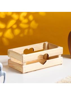 Кашпо деревянное 24.5×13.5×9 см 