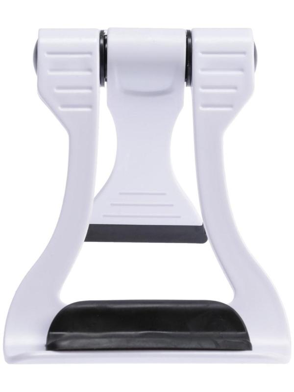 Подставка для телефона LuazON, складная, усиленная, регулируемая высота, бело/чёрная