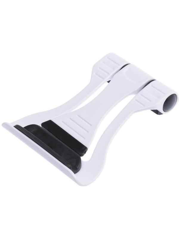 Подставка для телефона LuazON, складная, усиленная, регулируемая высота, бело/чёрная