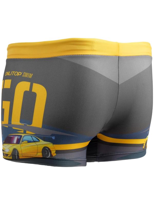 Плавки для мальчиков + шапочка, комплект, р. 26, рост 110 см, обхват 46-52 см