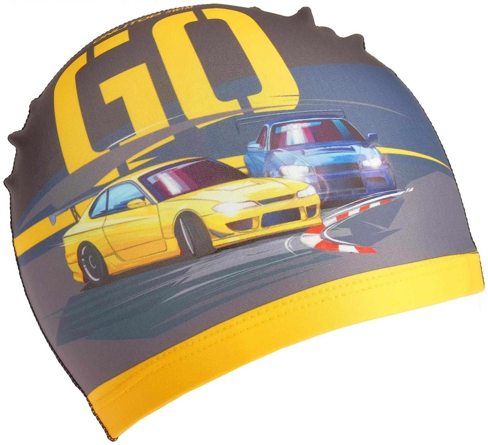 Плавки для мальчиков + шапочка, комплект, р. 30, рост 122 см, обхват 46-52 см