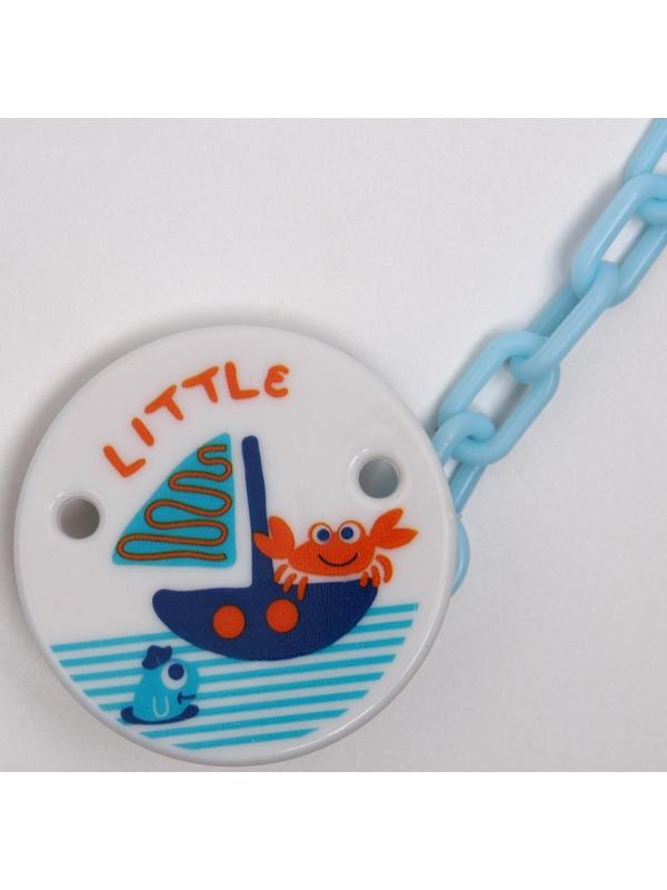 Пустышка с держателем, ортодонтическая, от 0 мес., виды и цвета микс / 1 шт.