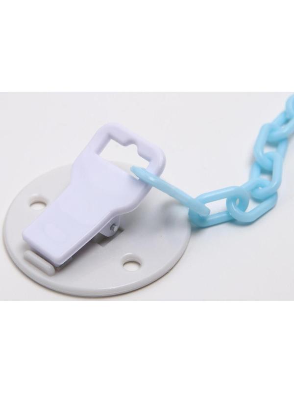 Пустышка с держателем, ортодонтическая, от 0 мес., виды и цвета микс / 1 шт.