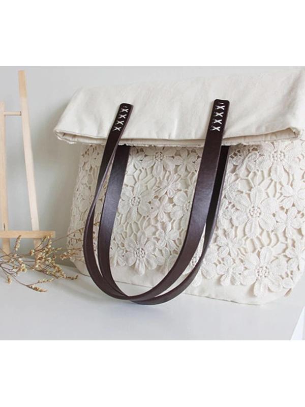 Ручки для сумки, пара, 54 × 2 см, цвет бежевый