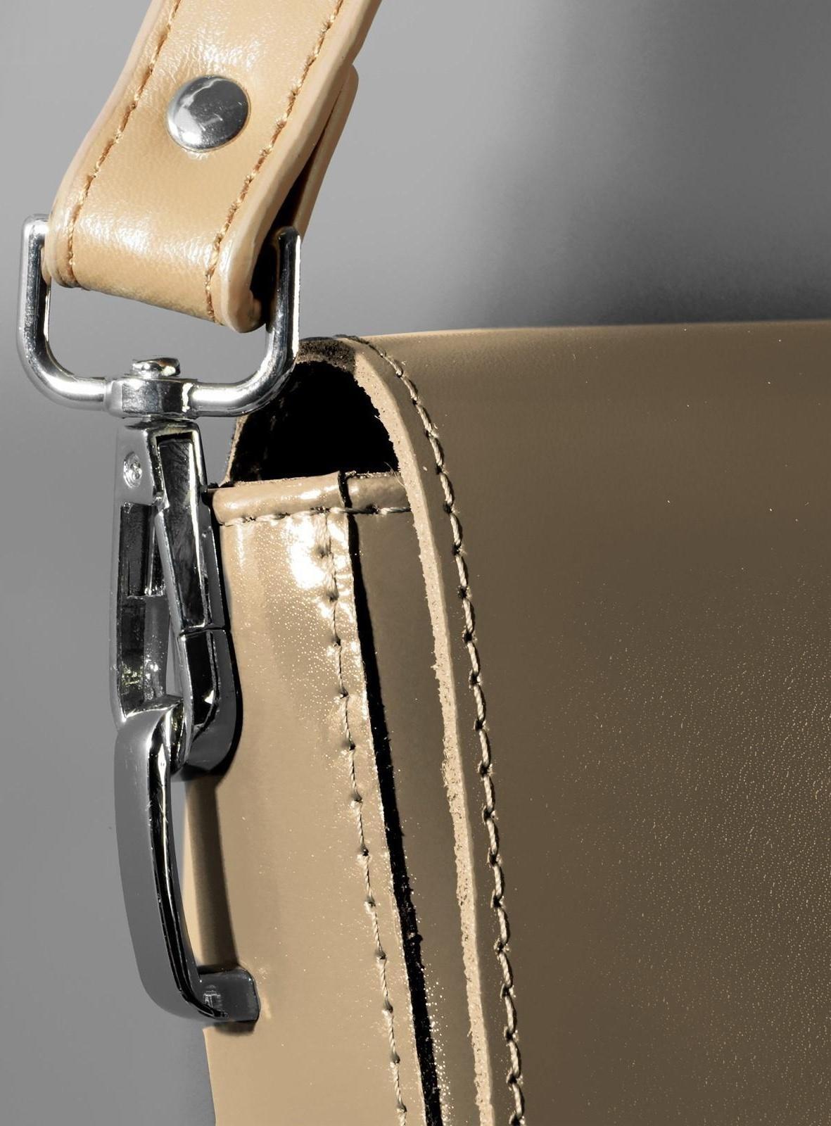 Ручка для сумки, с карабинами, 60 × 2 см, цвет светло-коричневый