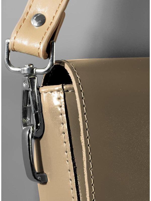 Ручка для сумки, с карабинами, 60 × 2 см, цвет светло-коричневый