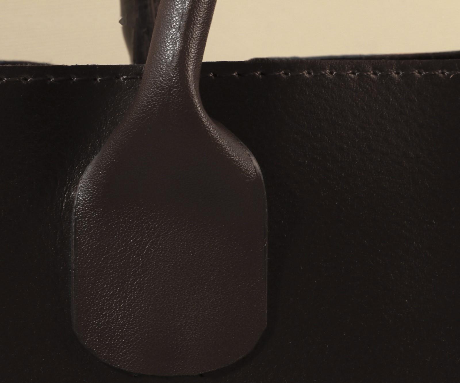 Ручки для сумки, пара, 44 × 1 см, цвет коричневый