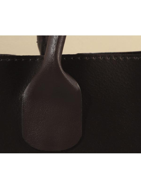 Ручки для сумки, пара, 44 × 1 см, цвет коричневый