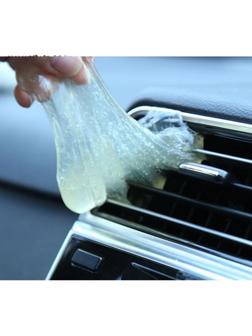 Лизун-очиститель салона автомобиля, 200 г, пластиковый туб, микс