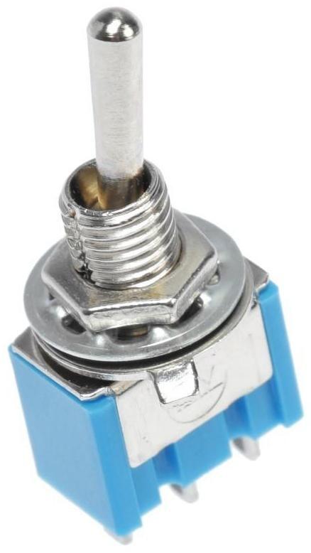 Тумблер, 250 В, 3 А, ON-ON, 3с, малый