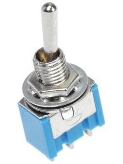 Тумблер, 250 В, 3 А, ON-ON, 3с, малый