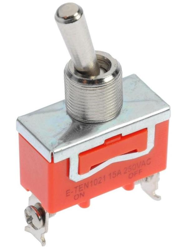 Тумблер, 250 В, 15 А, ON-OFF, 2с
