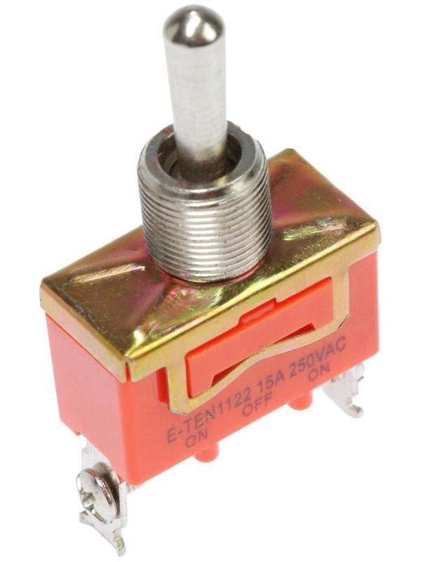 Тумблер, 250 В, 15 А, ON-ON, 3с