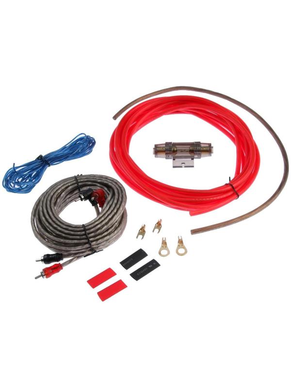 Установочный комплект проводов 8GA, 1600 Вт, 4 предмета