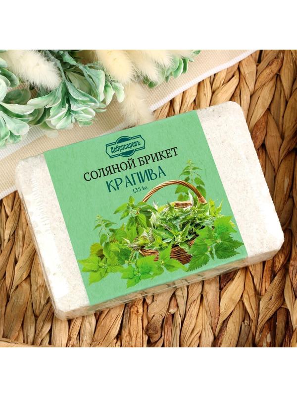 Соляной брикет с алтайскими травами 