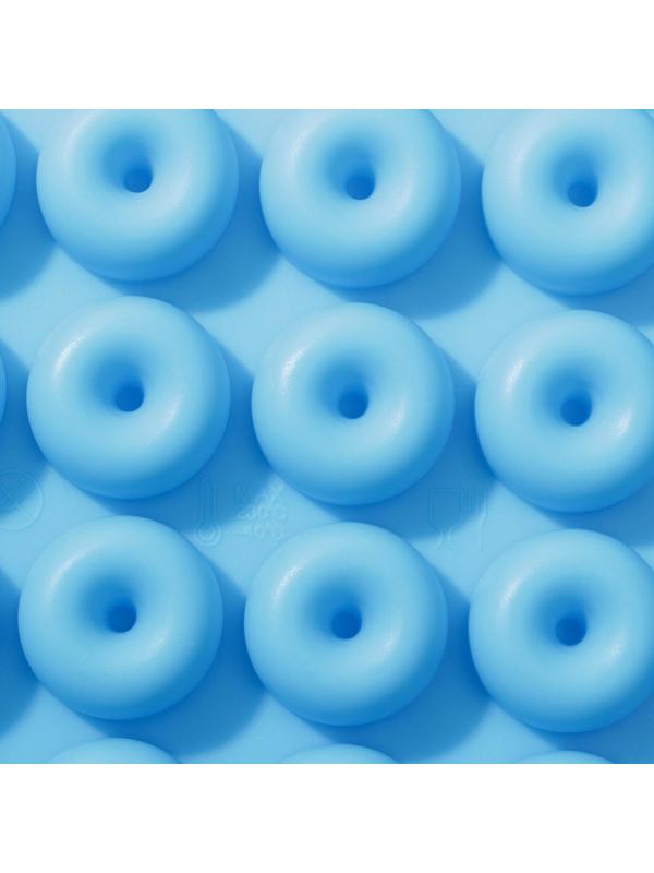 Форма для мармелада «Пончики», 21,5×20 см, 64 ячейки (d=2 см), цвет МИКС