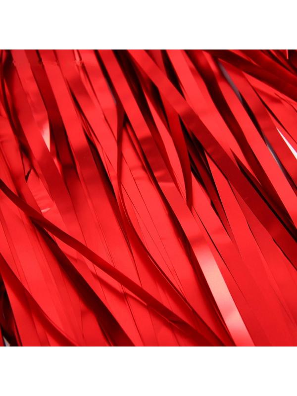 Юбка, 40 см, на липучке, цвет красный