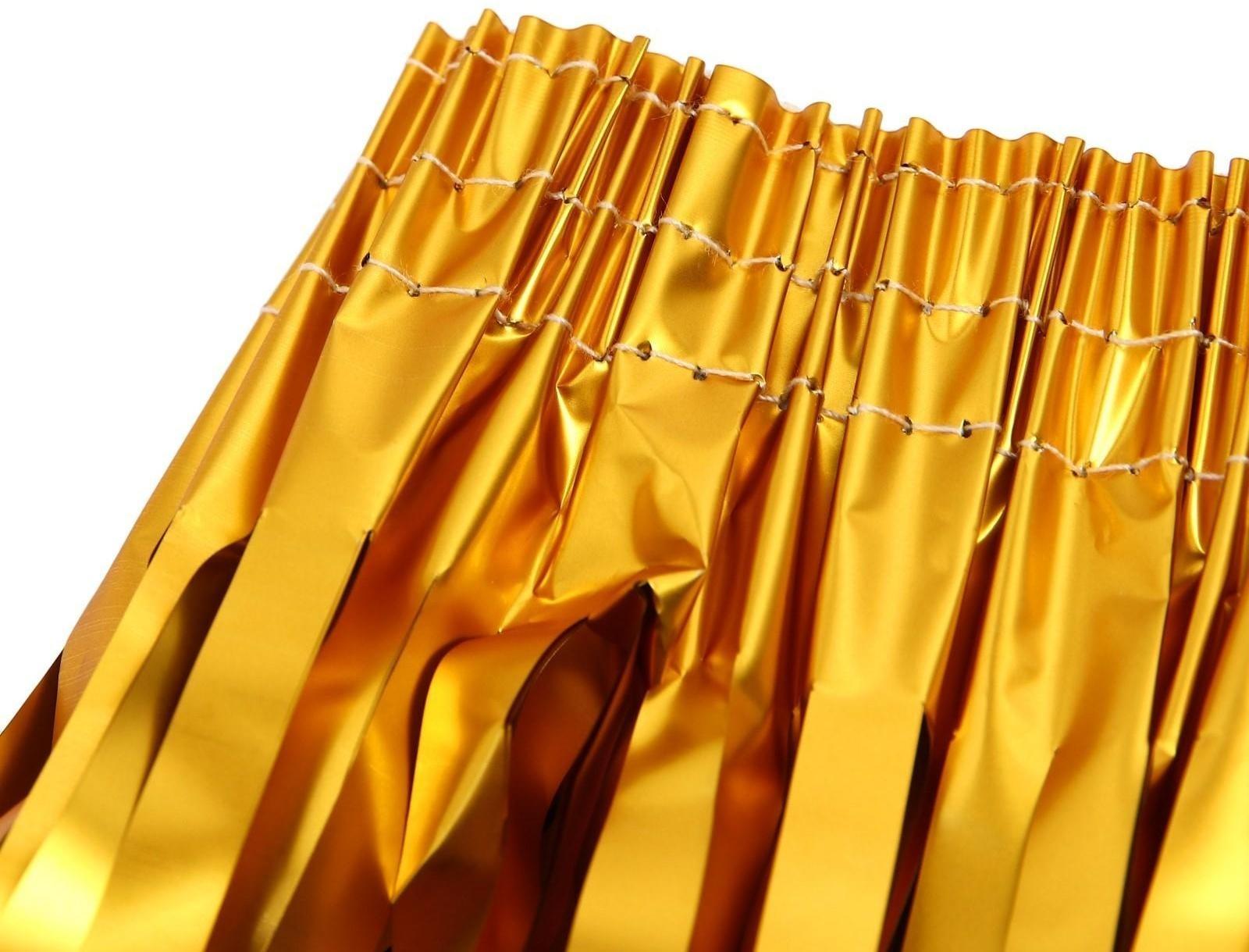 Юбка, 40 см, на липучке, цвет золотой