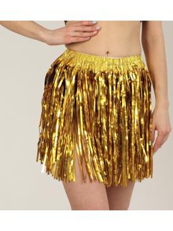 Юбка, 40 см, на липучке, цвет золотой